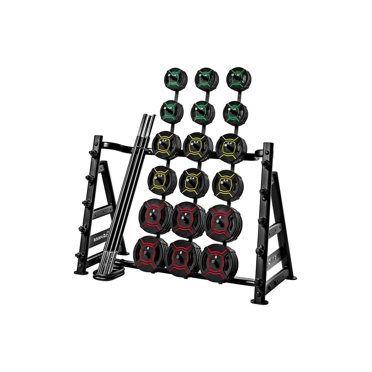 Pump Set OBSYDIAN - gryf z dyskami poliuretanowymi
